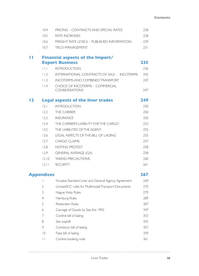 Liner Trades Shipping Books